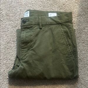 GAP Green Chino Khakis Slim Fit
